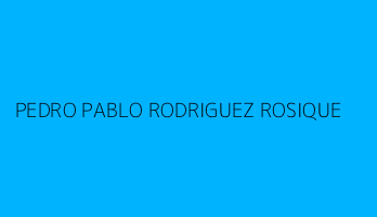 PEDRO PABLO RODRIGUEZ ROSIQUE